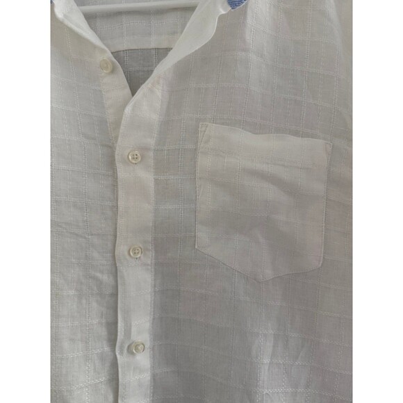 Tommy Bahama white short sleeve button down size medium - Picture 6 of 6